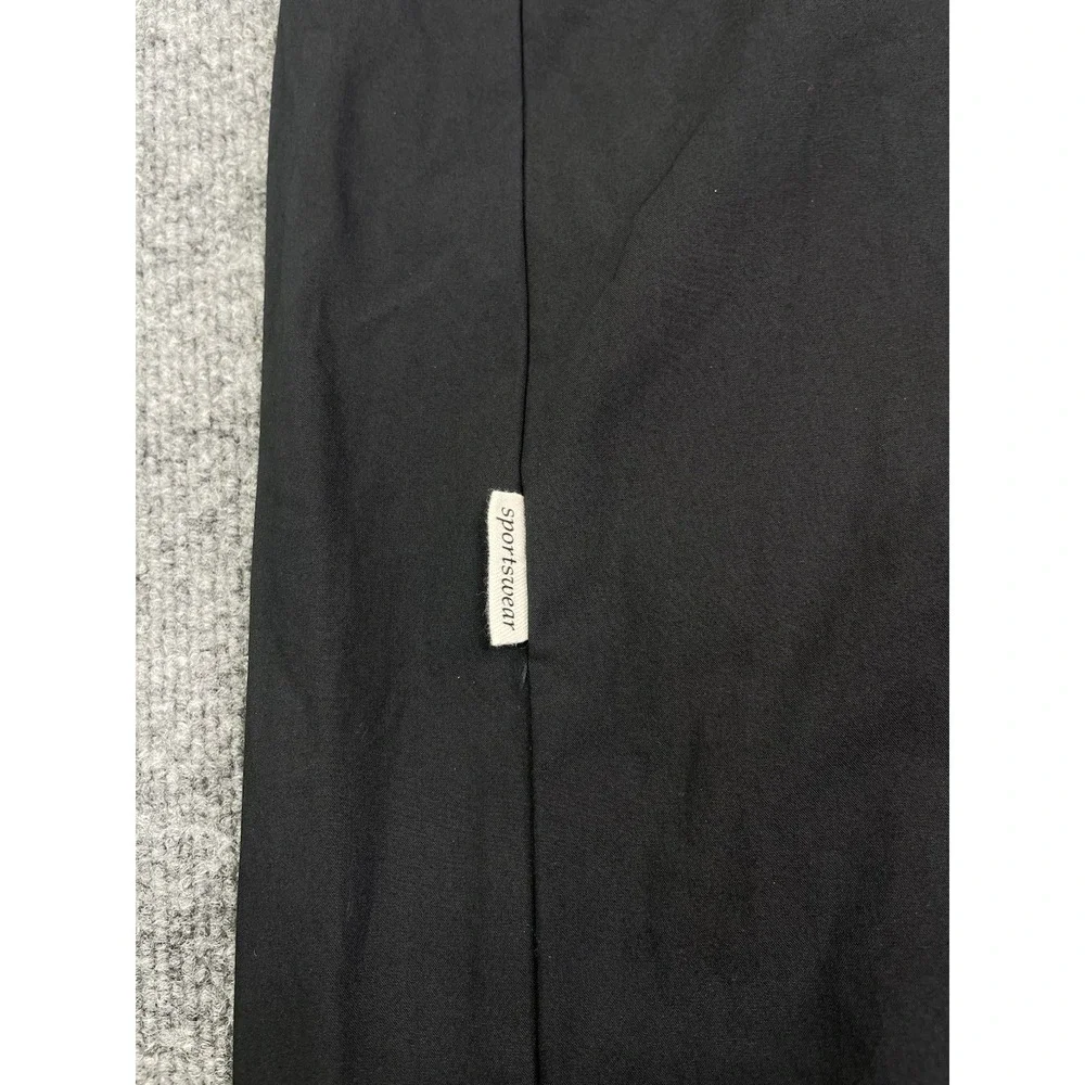 Nike Sportswear Essential Pants Womens XL Black Wide Leg‎ Woven DV8309-010